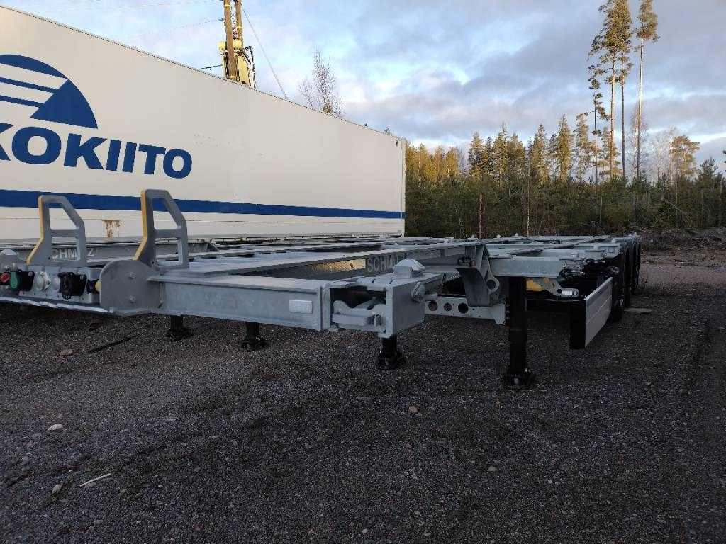 Schmitz Hanhenkaula kontti kärry, jatkoperä,sinkitty UUSI - Puspiekabe noņemamā virsbūve/ Konteineru vedējs: foto 1 Schmitz Hanhenkaula kontti kärry, jatkoperä,sinkitty UUSI - Puspiekabe noņemamā virsbūve/ Konteineru vedējs: foto 1
