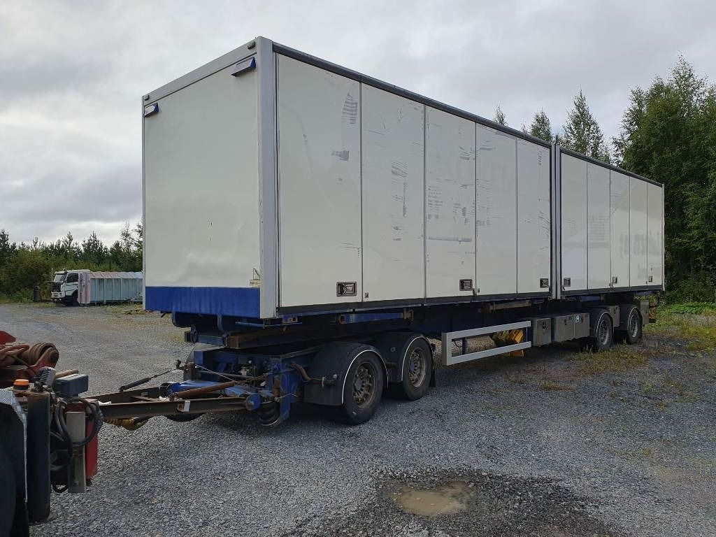 VAK 2 lavan Vaihtolava kärry +2 konttia ADR!! - Multilift/ Būvgružu konteinera piekabe: foto 1 VAK 2 lavan Vaihtolava kärry +2 konttia ADR!! - Multilift/ Būvgružu konteinera piekabe: foto 1