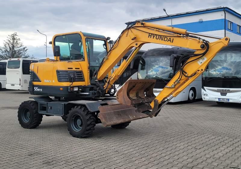 Hyundai ROBEX 55W-9 EXCAVATOR / SPROWADZONY Z FRANCJI - Riteņu ekskavators: foto 1 Hyundai ROBEX 55W-9 EXCAVATOR / SPROWADZONY Z FRANCJI - Riteņu ekskavators: foto 1