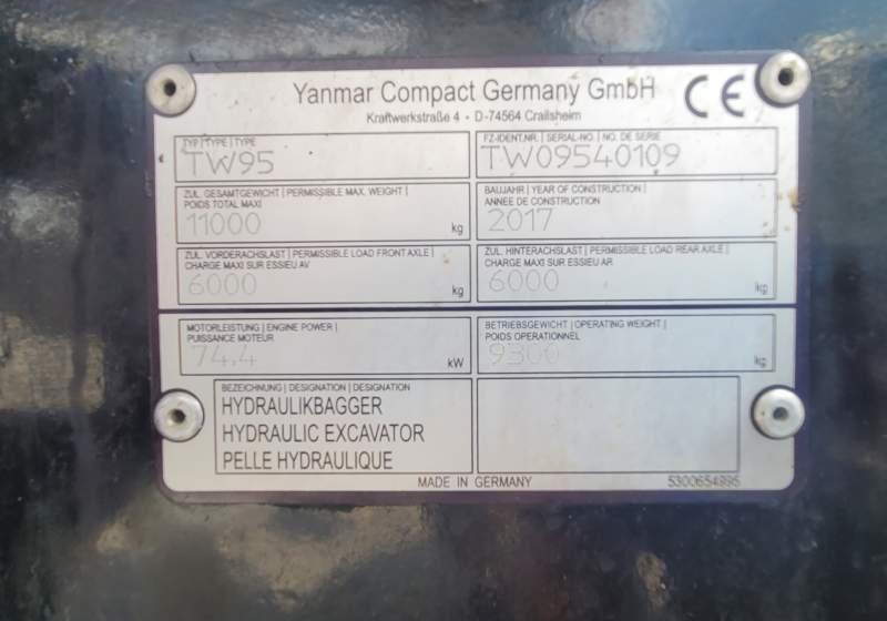 Schaeff TW95 / SPROWADZONA Z FRANCJI/ 6 500 MTH - Riteņu ekskavators: foto 2 Schaeff TW95 / SPROWADZONA Z FRANCJI/ 6 500 MTH - Riteņu ekskavators: foto 2