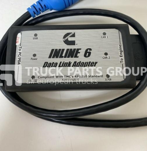 Cummins INLINE 6 DataLink Adapter Truck Diagnostic Tool - Elektrosistēma - Kravas automašīna: foto 1 Cummins INLINE 6 DataLink Adapter Truck Diagnostic Tool - Elektrosistēma - Kravas automašīna: foto 1