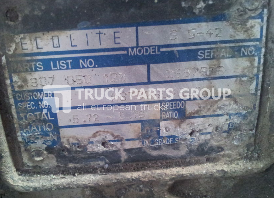 Gearbox for MAN TGL, 8.163, 8.153, 8.224 - Pārnesumkārba - Kravas automašīna: foto 2 Gearbox for MAN TGL, 8.163, 8.153, 8.224 - Pārnesumkārba - Kravas automašīna: foto 2