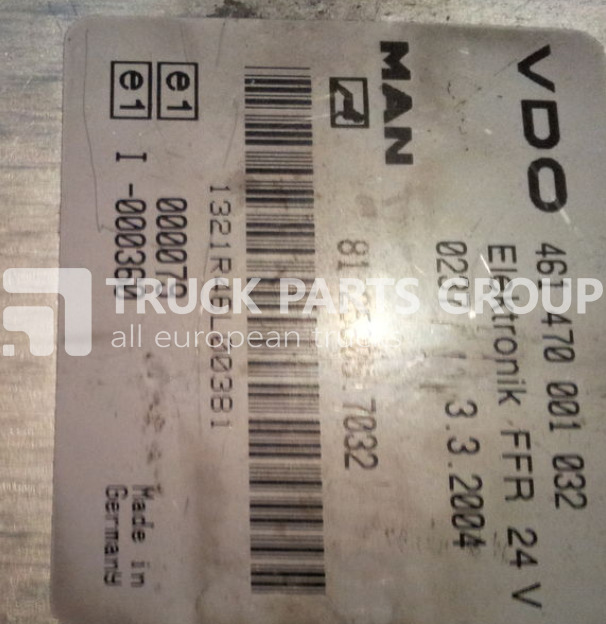 MAN D2866LF28 ECU, EDC BOSCH 0281001761, FFR 81258057032, 5111616711 control unit - Elektroniskais vadības bloks (ECU) - Kravas automašīna: foto 3 MAN D2866LF28 ECU, EDC BOSCH 0281001761, FFR 81258057032, 5111616711 control unit - Elektroniskais vadības bloks (ECU) - Kravas automašīna: foto 3