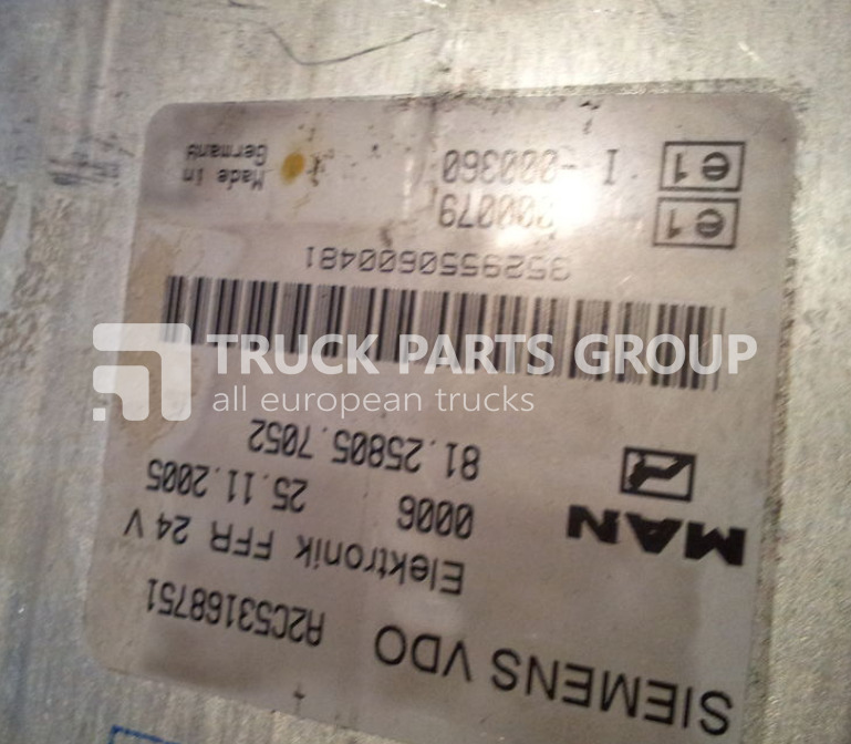 MAN ECU, D2876LF04, EDC BOSCH 0281001761, FFR 81258057052, 410PS, 46 control unit - Elektroniskais vadības bloks (ECU) - Kravas automašīna: foto 3 MAN ECU, D2876LF04, EDC BOSCH 0281001761, FFR 81258057052, 410PS, 46 control unit - Elektroniskais vadības bloks (ECU) - Kravas automašīna: foto 3