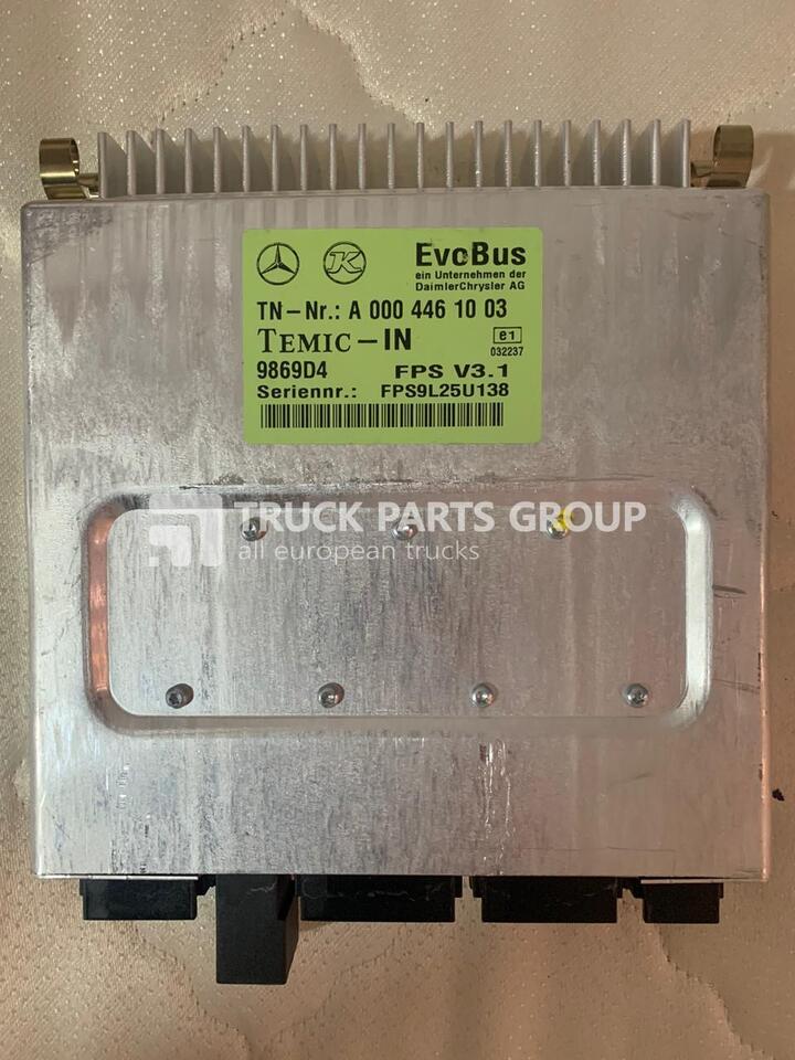 MERCEDES BENZ Citaro 1, Citaro 2, Conecto, Integro, Intouro, O350, Tourismo, Travego, EVOBUS, BUS FPS V3.1 version, control unit ECU, TEMIC - IN, 0004461003, 0004460303 V2.1, 0004460503 V3.0, 00044601 - Elektroniskais vadības bloks (ECU) - Autobuss: foto 1 MERCEDES BENZ Citaro 1, Citaro 2, Conecto, Integro, Intouro, O350, Tourismo, Travego, EVOBUS, BUS FPS V3.1 version, control unit ECU, TEMIC - IN, 0004461003, 0004460303 V2.1, 0004460503 V3.0, 00044601 - Elektroniskais vadības bloks (ECU) - Autobuss: foto 1