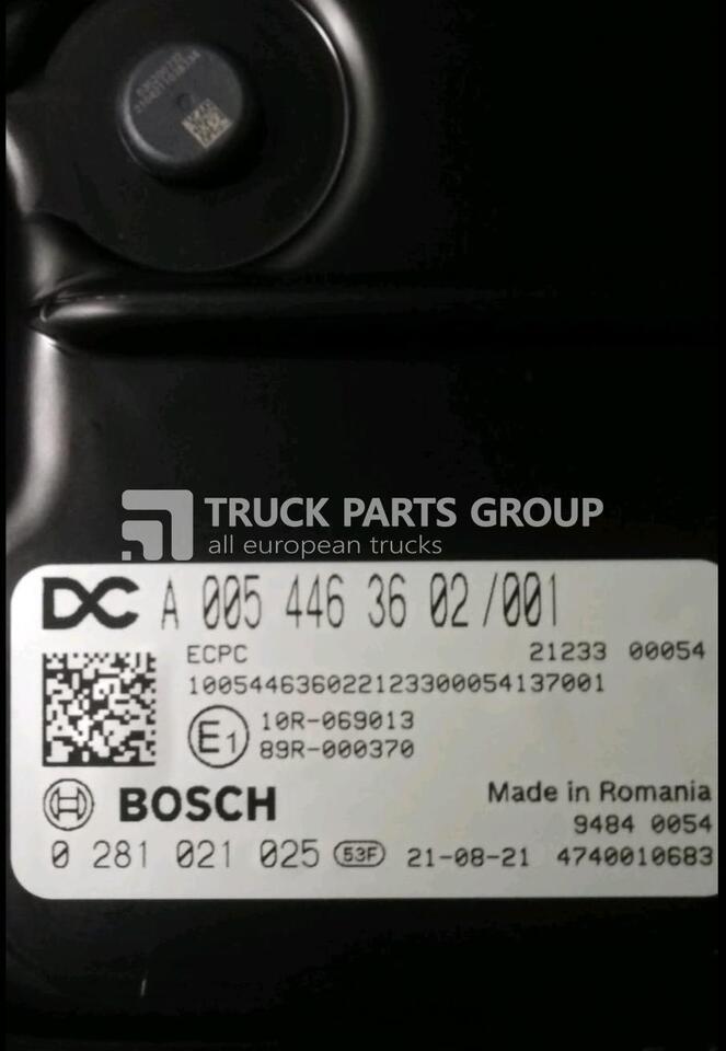 Mercedes actros MP5 EURO6 emission ECPC control unit by BOSCH EDRIVE 0054463602, 0281021025 - Elektroniskais vadības bloks (ECU) - Kravas automašīna: foto 1 Mercedes actros MP5 EURO6 emission ECPC control unit by BOSCH EDRIVE 0054463602, 0281021025 - Elektroniskais vadības bloks (ECU) - Kravas automašīna: foto 1