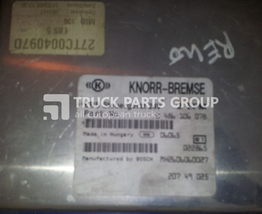 RENAULT DXI MAGNUM, PREMIUM EBS Control unit 20749025, 20895573, 0486106 control unit - Elektroniskais vadības bloks (ECU) - Kravas automašīna: foto 2 RENAULT DXI MAGNUM, PREMIUM EBS Control unit 20749025, 20895573, 0486106 control unit - Elektroniskais vadības bloks (ECU) - Kravas automašīna: foto 2