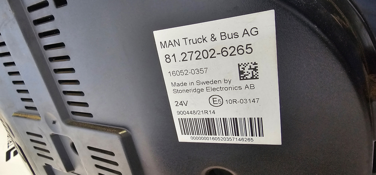 MAN MAN TGX / TGS EURO6 instrument panel, dashboard, information panel, instrument cluster 81272026265, 81258077136, 81272026268, 81258077149, 81258077142, 81272026252, 81272026254, 81258077138, 812720262 - Rezerves daļa - Kravas automašīna: foto 3 MAN MAN TGX / TGS EURO6 instrument panel, dashboard, information panel, instrument cluster 81272026265, 81258077136, 81272026268, 81258077149, 81258077142, 81272026252, 81272026254, 81258077138, 812720262 - Rezerves daļa - Kravas automašīna: foto 3