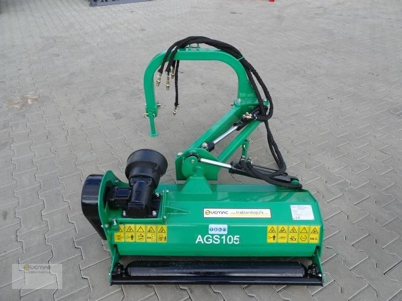 Geo AGS105 105cm Mini Böschungsmulcher Mulcher Mähwerk Schlegelmulcher NEU - Smalcinātājs ar sānu nobīdi: foto 2 Geo AGS105 105cm Mini Böschungsmulcher Mulcher Mähwerk Schlegelmulcher NEU - Smalcinātājs ar sānu nobīdi: foto 2