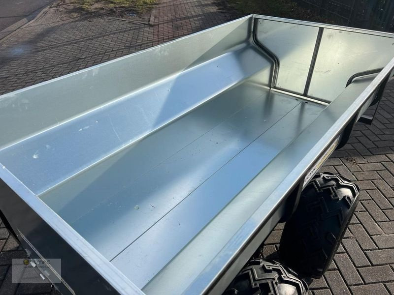 Jaunā Lauksaimniecības piekabe-pašizgāzējs Vemac ATV Anhänger 1200kg Heckkipper Kipper Tandem Quad Traktor NEU: foto 6