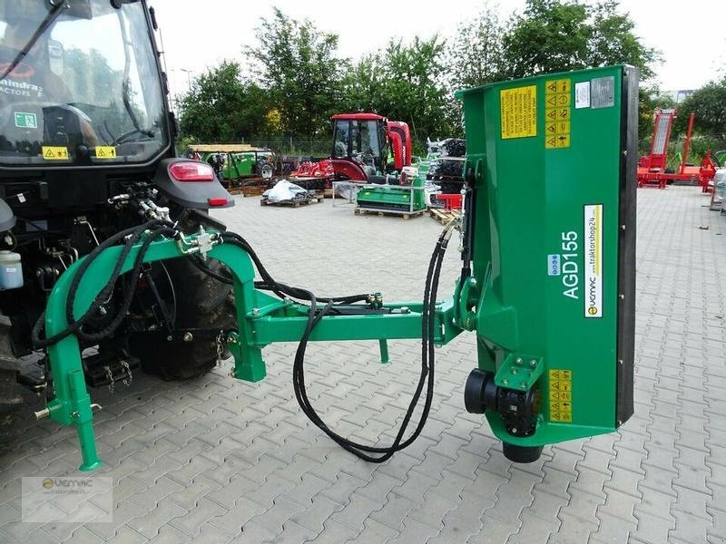 Jaunā Smalcinātājs ar sānu nobīdi Vemac Böschungsmulcher Geo AGD155 155cm Mulcher Seitenmulcher Mäher NEU: foto 12