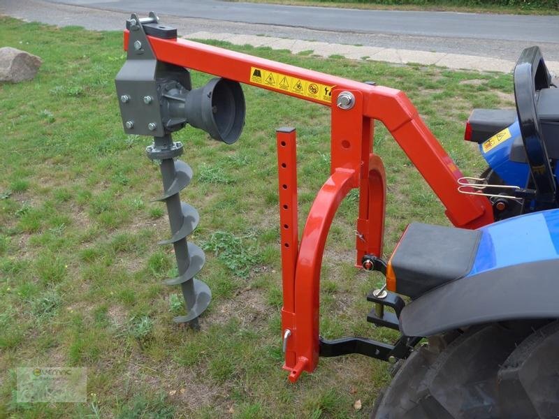 Jaunā Zemes urbis - Traktors Vemac Erdbohrer Bohrer Bodenbohrer bis 40cm Zapfwelle Neu: foto 9
