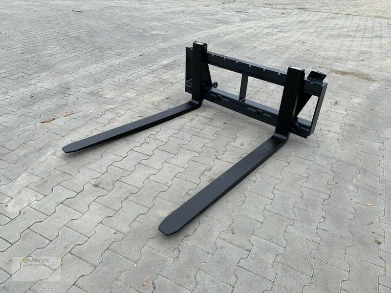 Vemac Palettengabel 2000kg 2to Euro Ballenspiess Traktor Frontlader NEU - Dakšas - Traktors: foto 1 Vemac Palettengabel 2000kg 2to Euro Ballenspiess Traktor Frontlader NEU - Dakšas - Traktors: foto 1