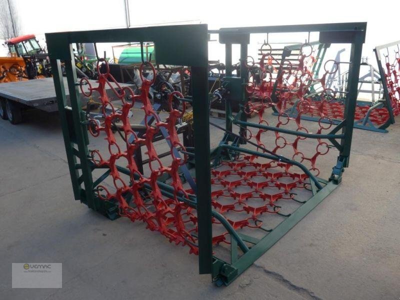 Jaunā Pļavu ecēšā Vemac Wiesenschleppe Schleppe Striegel Egge 8m hydraulisch Profi NEU: foto 7