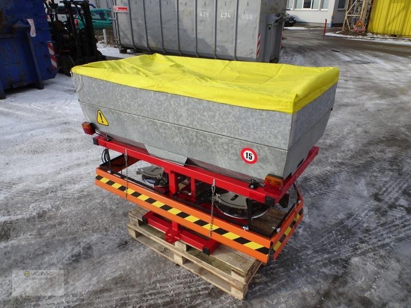 Vemac Zweischeibenstreuer 2 Scheiben Streuer Salzstreuer 1000L - Sāls un smilts kaisītājs: foto 1 Vemac Zweischeibenstreuer 2 Scheiben Streuer Salzstreuer 1000L - Sāls un smilts kaisītājs: foto 1