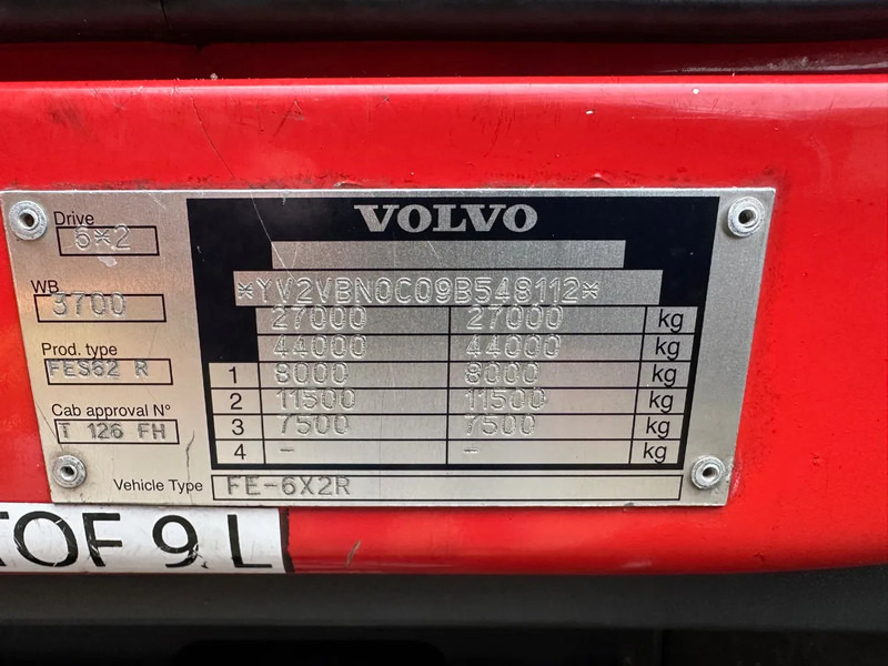 Volvo FE 320 / NL TRUCK / EURO 5 / HIAB MULTILIFT XR 21T / LIKE NEW!! / LOW KM!! / LIFT+STEER AXLE - Pacēlājs ar āķi: foto 5 Volvo FE 320 / NL TRUCK / EURO 5 / HIAB MULTILIFT XR 21T / LIKE NEW!! / LOW KM!! / LIFT+STEER AXLE - Pacēlājs ar āķi: foto 5