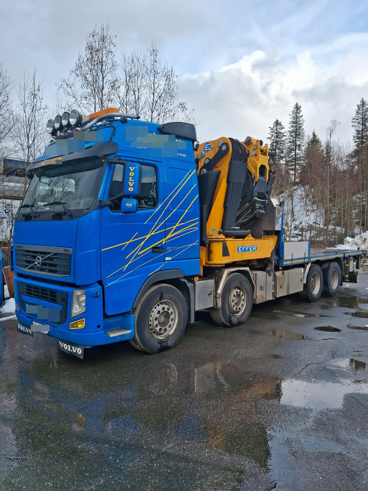 Volvo FH 500 8x2 Retarder Effer 955 S8 +JIB S8 Winch Only 160Tkm - Bortu kravas automašīna/ Platforma, Kravas auto ar manipulatoru: foto 3 Volvo FH 500 8x2 Retarder Effer 955 S8 +JIB S8 Winch Only 160Tkm - Bortu kravas automašīna/ Platforma, Kravas auto ar manipulatoru: foto 3