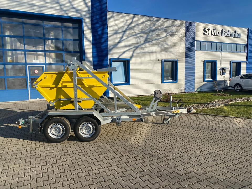 Lorries Kabelanhänger mit Baucontainer 3500KG *INKL.19% MWST*SOFORT VERFÜGBAR!* - Piekabe kabeļu vedējs: foto 2 Lorries Kabelanhänger mit Baucontainer 3500KG *INKL.19% MWST*SOFORT VERFÜGBAR!* - Piekabe kabeļu vedējs: foto 2