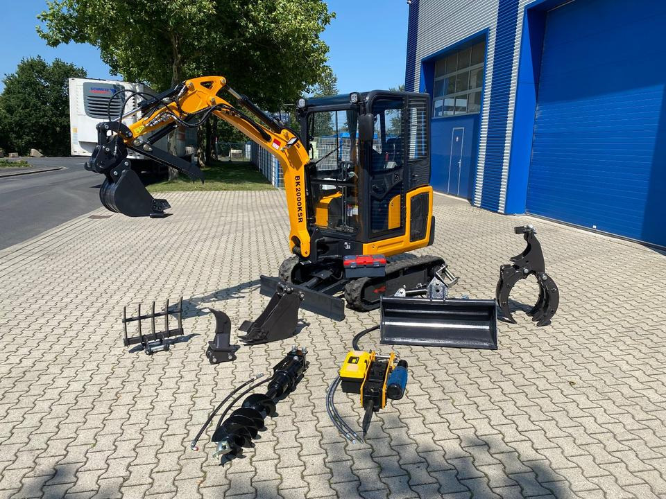 Mini-ekskavators Minibagger BK2000KSR inkl. Zubehörpaket *INKL.19% MWST*BERGER KRAUS*YANMAR*SCHWENKARM* VERSTELLFAHRWERK*: foto 18
