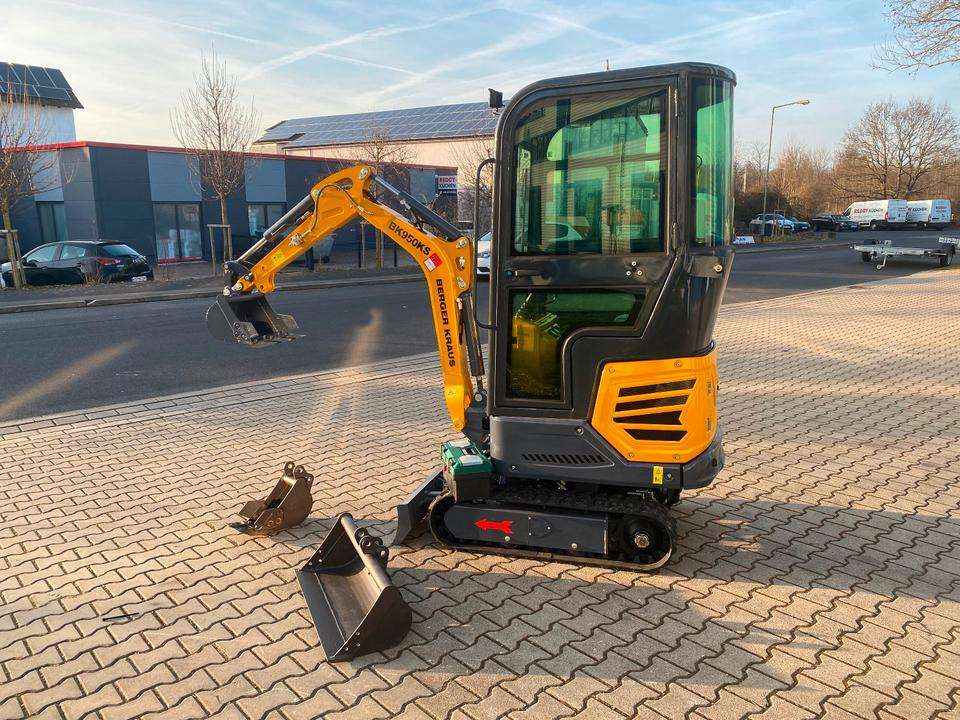 Minibagger BK950KS + Schaufelpaket *INKL.19% MWST*BERGER KRAUS*KABINE*SOFORT!* - Mini-ekskavators: foto 2 Minibagger BK950KS + Schaufelpaket *INKL.19% MWST*BERGER KRAUS*KABINE*SOFORT!* - Mini-ekskavators: foto 2