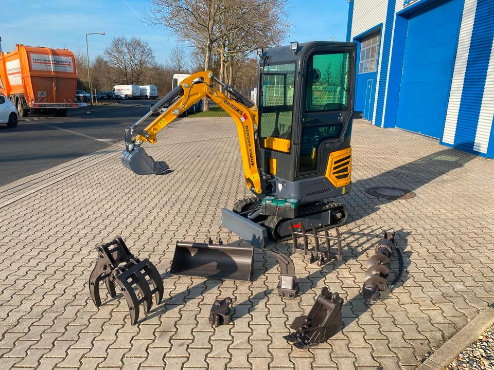 Minibagger BK950KS + Zubehör *INKL.19% MWST*BERGER KRAUS*KABINE*SOFORT!* - Mini-ekskavators: foto 2 Minibagger BK950KS + Zubehör *INKL.19% MWST*BERGER KRAUS*KABINE*SOFORT!* - Mini-ekskavators: foto 2