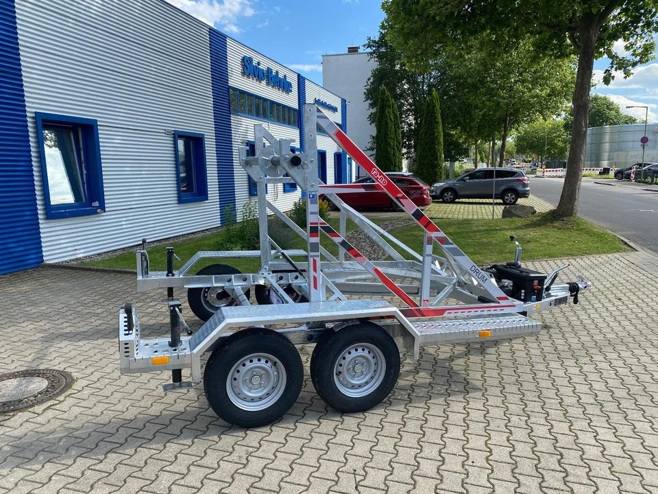 TA-NO Kabeltrommel-Anhänger 3500KG E-Winde * INKL.19% MWST* Kabelanhänger Sofort Verfügbar! - Piekabe kabeļu vedējs: foto 4 TA-NO Kabeltrommel-Anhänger 3500KG E-Winde * INKL.19% MWST* Kabelanhänger Sofort Verfügbar! - Piekabe kabeļu vedējs: foto 4