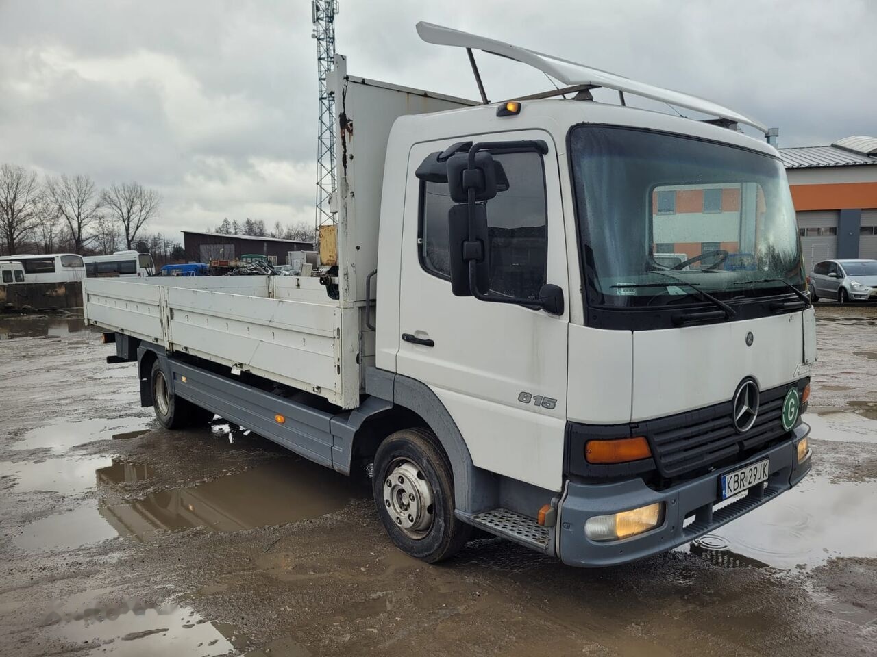 Mercedes-Benz Atego 815 - Bortu kravas automašīna/ Platforma: foto 1 Mercedes-Benz Atego 815 - Bortu kravas automašīna/ Platforma: foto 1