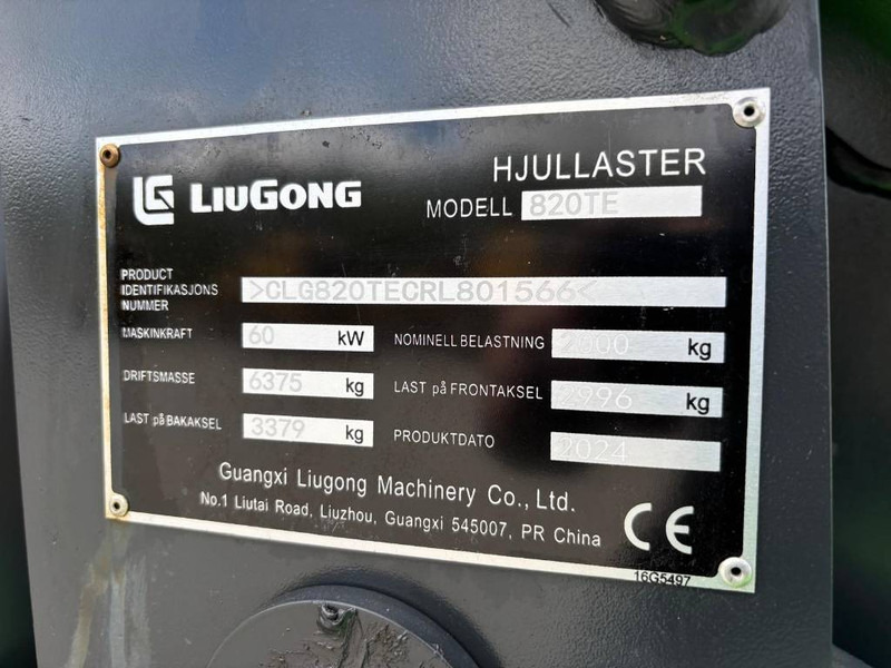 LIUGONG 820 TE Electric - Riteņu iekrāvējs: foto 5 LIUGONG 820 TE Electric - Riteņu iekrāvējs: foto 5