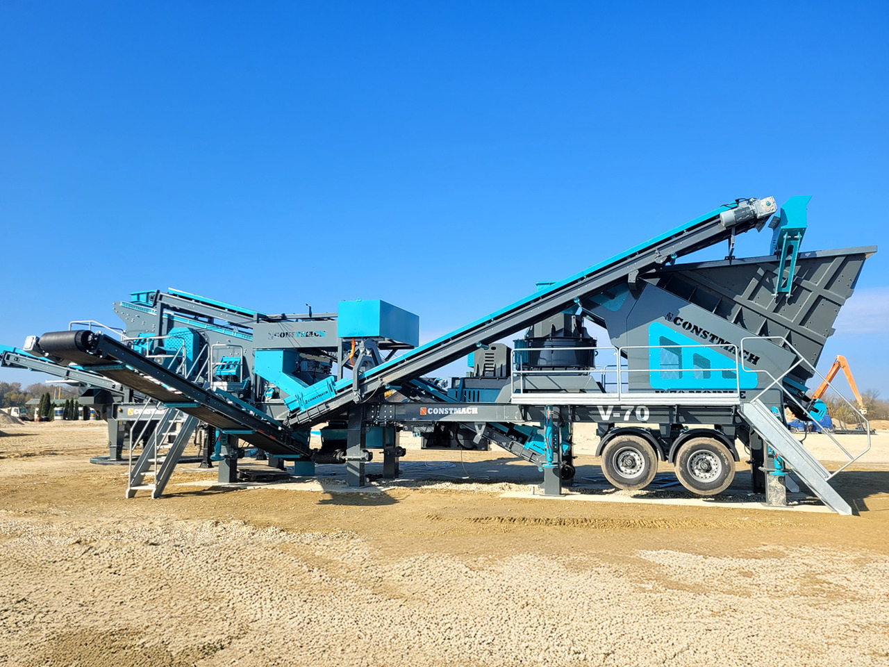 Constmach 100-150 Ton Capacity Mobile Vertical Shaft Impact Crusher - Mobilais drupinātājs: foto 3 Constmach 100-150 Ton Capacity Mobile Vertical Shaft Impact Crusher - Mobilais drupinātājs: foto 3