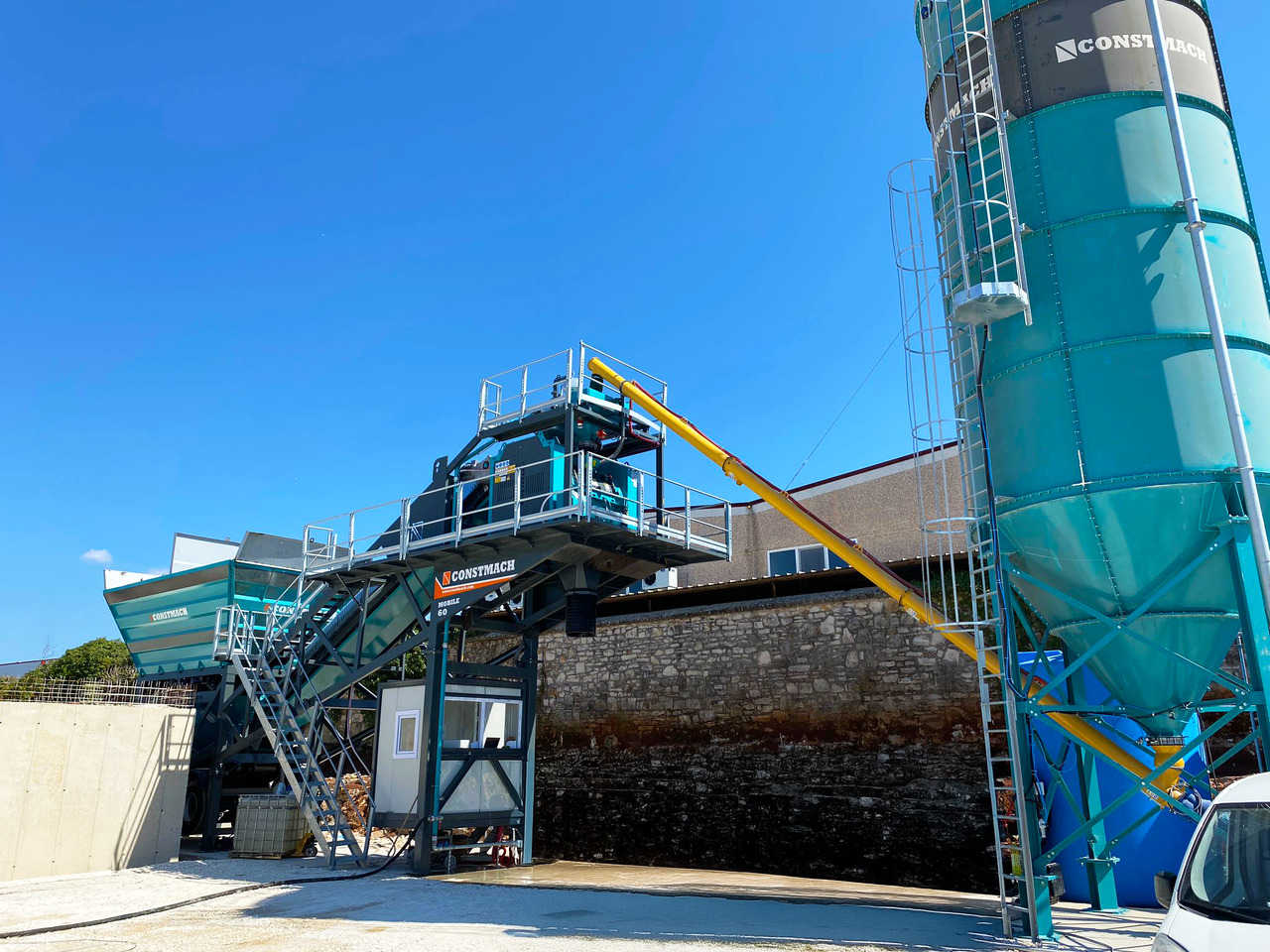 Jaunā Betona rūpnīca Constmach 60 m³/h Portable Concrete Batching Plant: foto 6