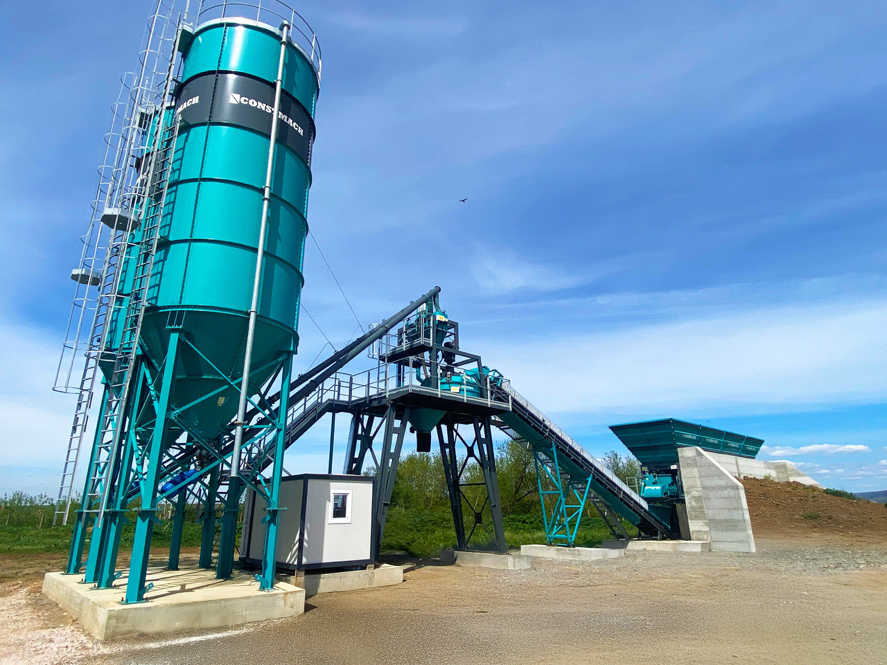 Constmach Centrale à Béton Compacte de 60 m³/h Avec Tapis Roulant - Betona rūpnīca: foto 4 Constmach Centrale à Béton Compacte de 60 m³/h Avec Tapis Roulant - Betona rūpnīca: foto 4