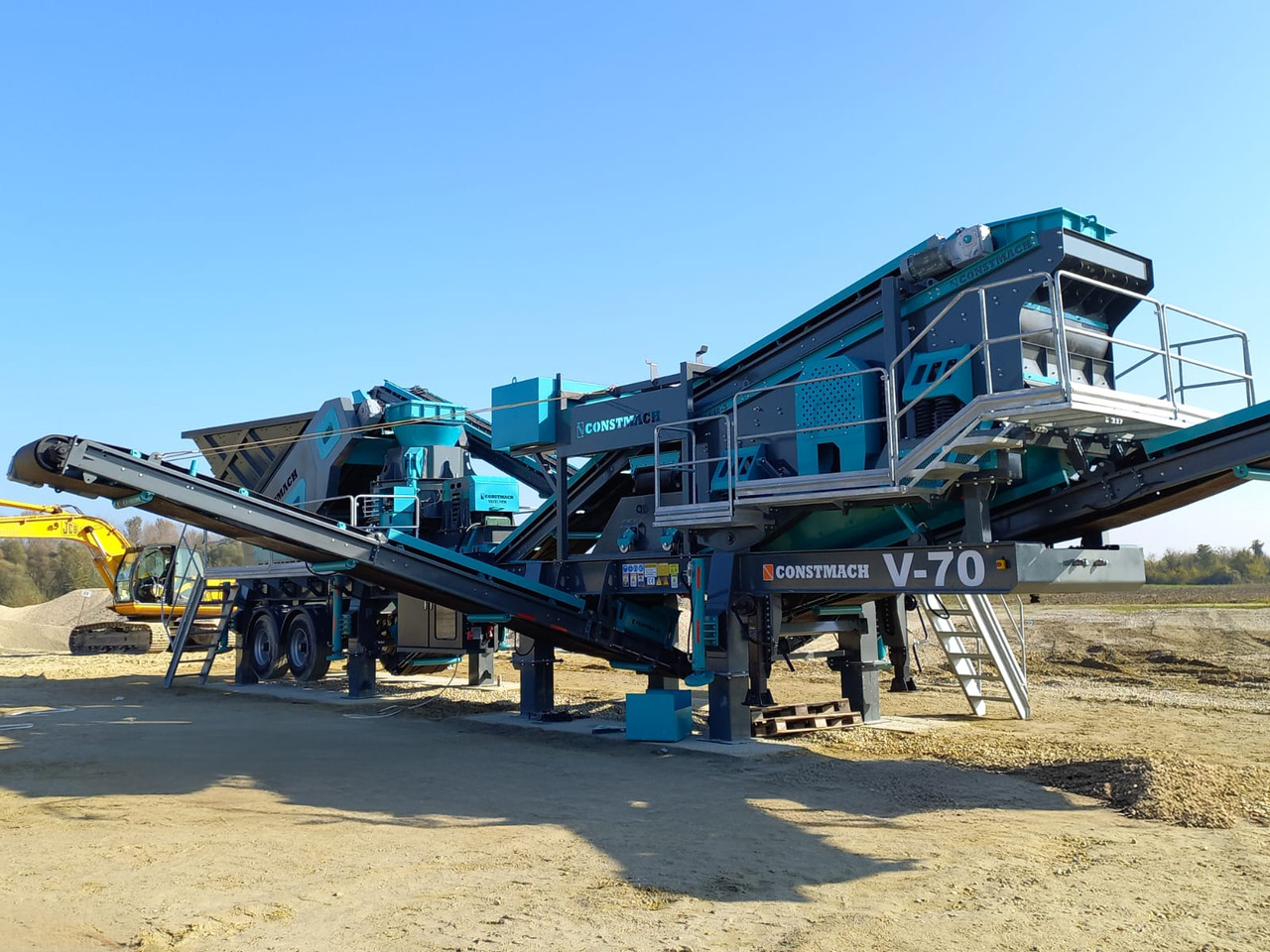 Constmach Mobiler Brecher mit vertikaler Welle und einer Kapazität von 200 t/h - Mobilais drupinātājs: foto 5 Constmach Mobiler Brecher mit vertikaler Welle und einer Kapazität von 200 t/h - Mobilais drupinātājs: foto 5