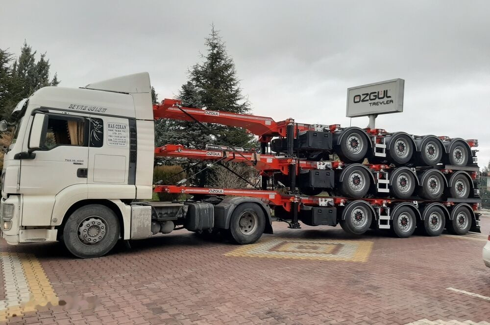 Özgül 4 AXLE HIGH CUBE CONTAINER CARRIER - Puspiekabe noņemamā virsbūve/ Konteineru vedējs: foto 1 Özgül 4 AXLE HIGH CUBE CONTAINER CARRIER - Puspiekabe noņemamā virsbūve/ Konteineru vedējs: foto 1
