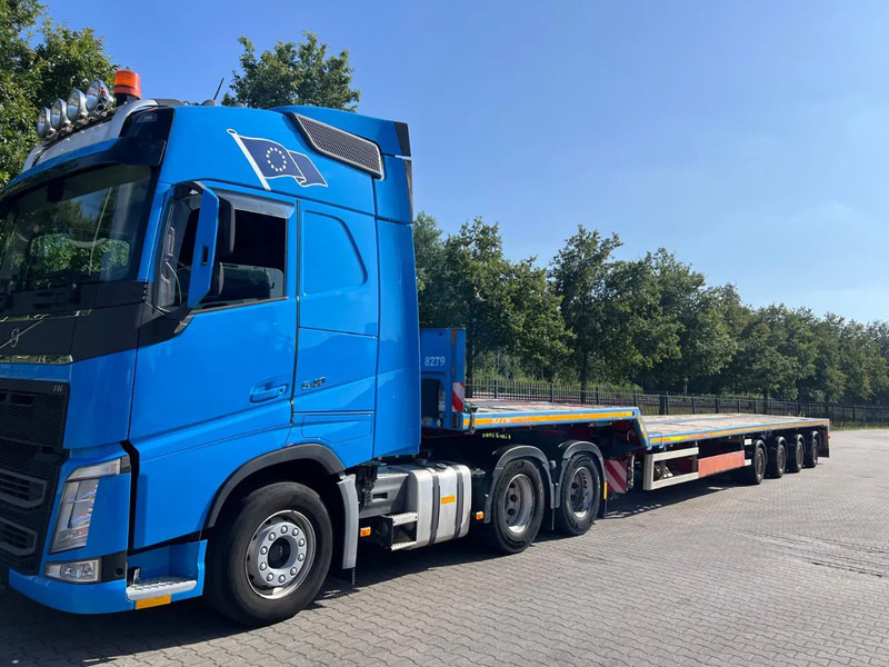 Faymonville SPZ-4AAX Double Extendable Semi Low Loader - Puspiekabe zema profila platforma: foto 1 Faymonville SPZ-4AAX Double Extendable Semi Low Loader - Puspiekabe zema profila platforma: foto 1