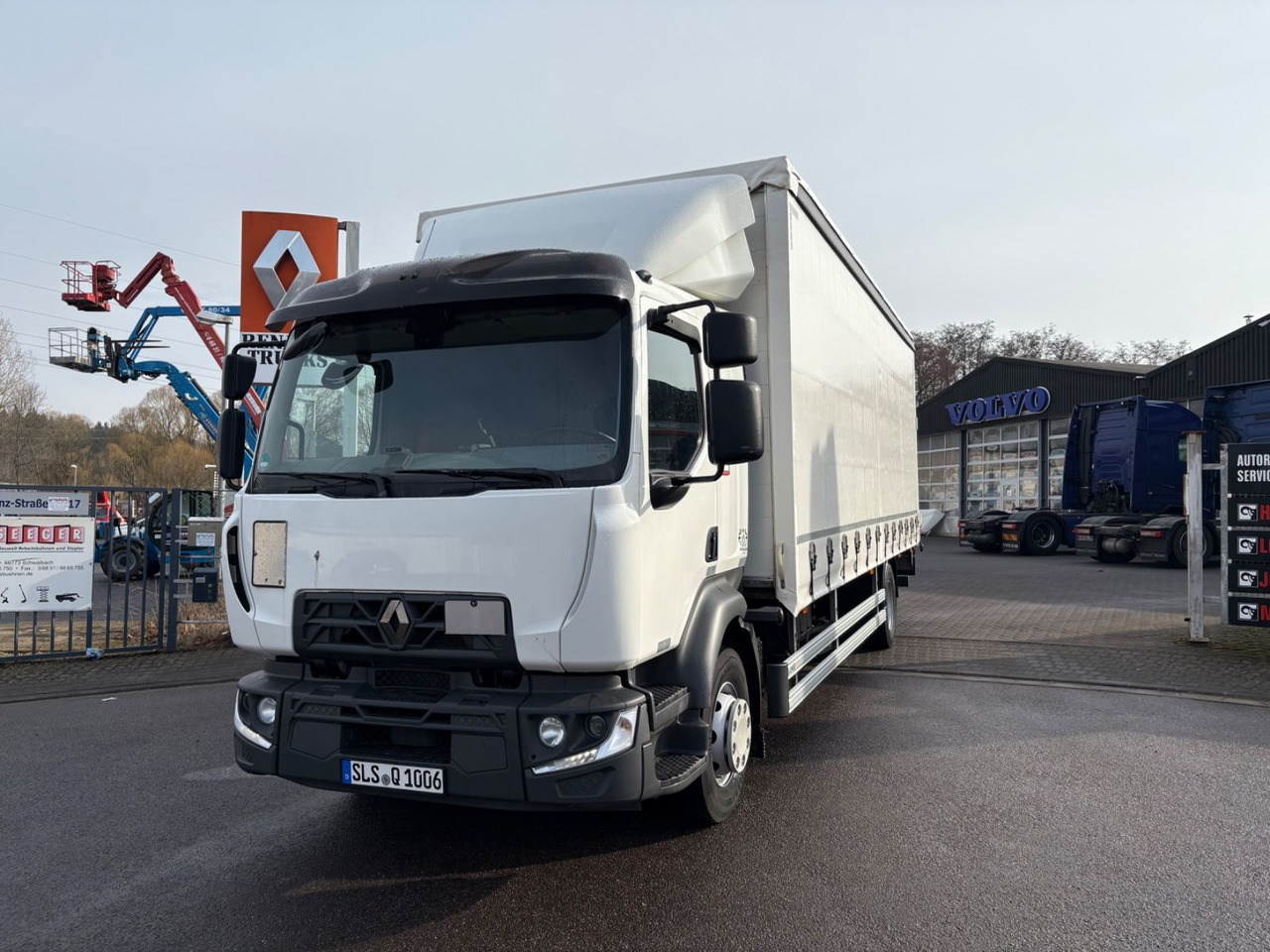 Renault D 16.280 Curtainsider - Kravas automašīna ar tentu: foto 1 Renault D 16.280 Curtainsider - Kravas automašīna ar tentu: foto 1
