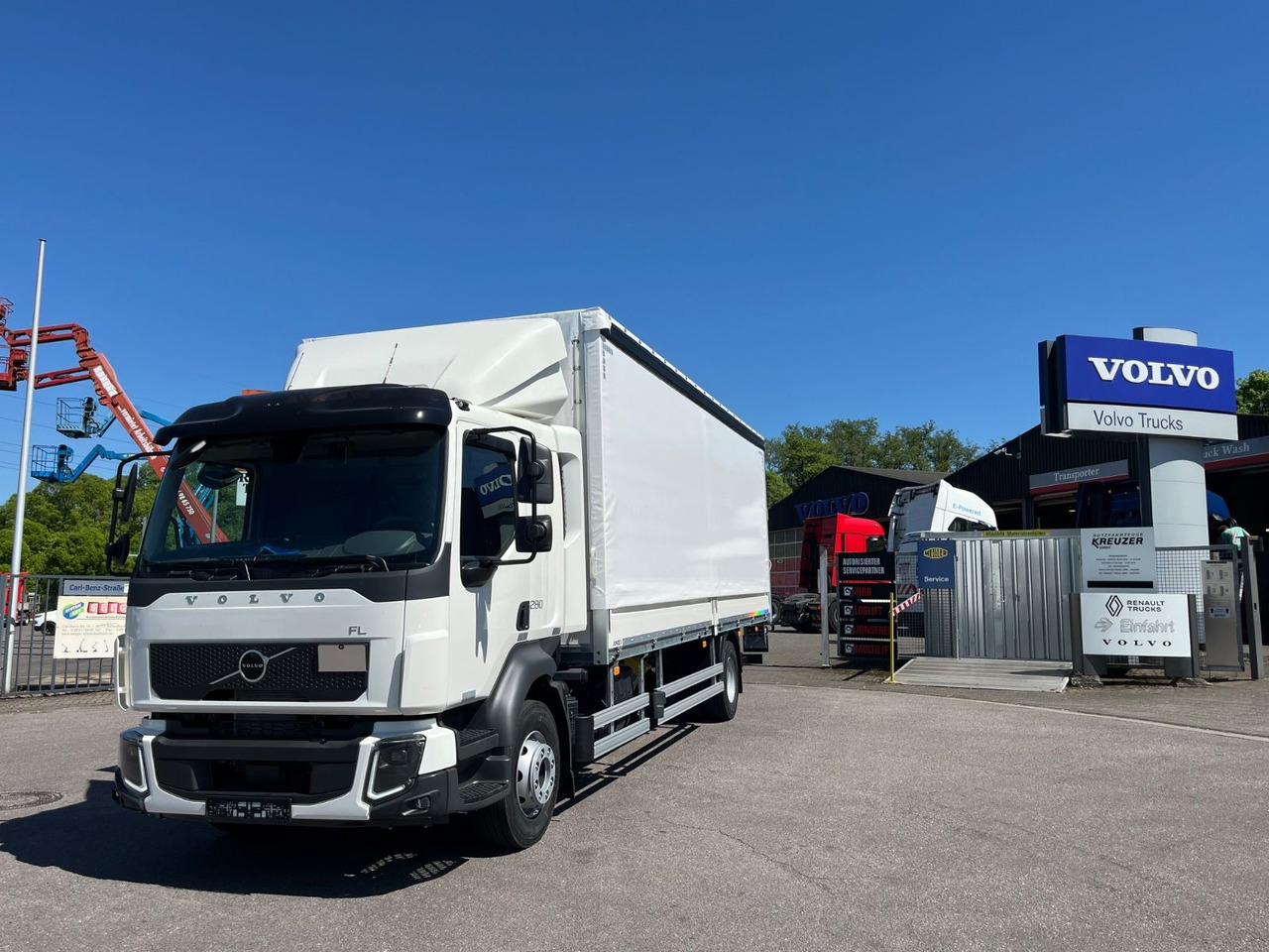 Volvo FL 16.280 Junge Schiebeplane - Kravas automašīna ar tentu: foto 1 Volvo FL 16.280 Junge Schiebeplane - Kravas automašīna ar tentu: foto 1