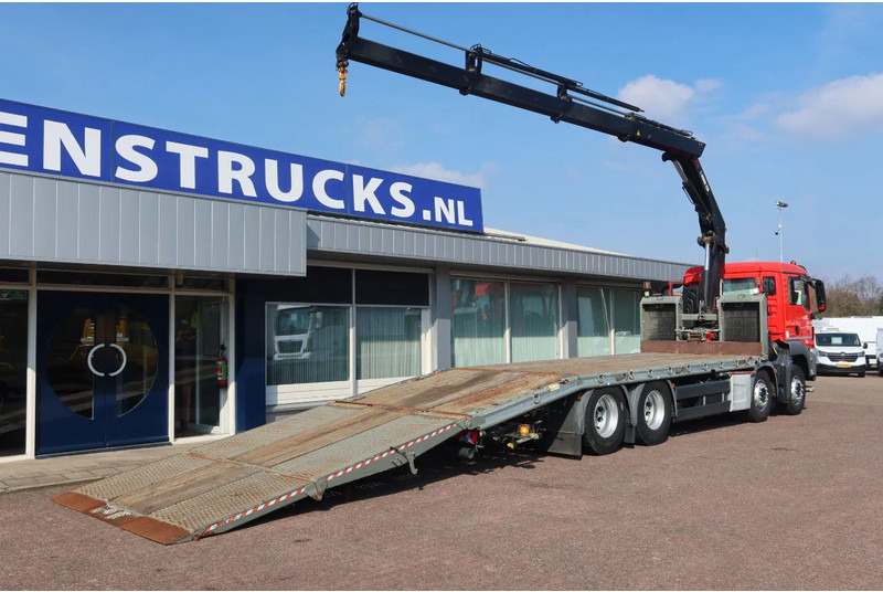 MAN TGS 35.360 8x2 Oprijwagen + HIAB 228 E 3 kraan. Radio grafisch + winch - Autovedējs, Kravas auto ar manipulatoru: foto 3 MAN TGS 35.360 8x2 Oprijwagen + HIAB 228 E 3 kraan. Radio grafisch + winch - Autovedējs, Kravas auto ar manipulatoru: foto 3