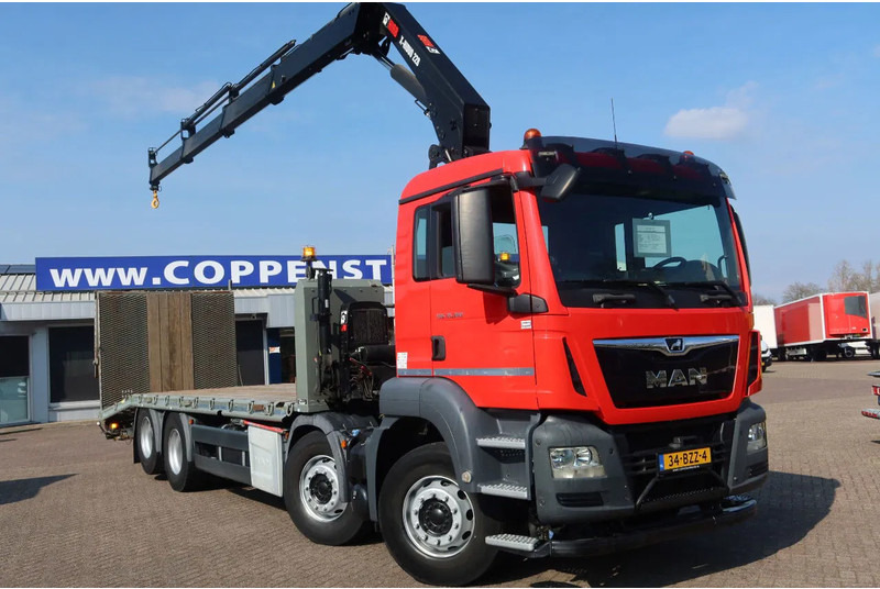 MAN TGS 35.360 8x2 Oprijwagen + HIAB 228 E 3 kraan. Radio grafisch + winch - Autovedējs, Kravas auto ar manipulatoru: foto 2 MAN TGS 35.360 8x2 Oprijwagen + HIAB 228 E 3 kraan. Radio grafisch + winch - Autovedējs, Kravas auto ar manipulatoru: foto 2