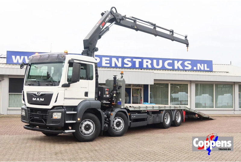 MAN TGS 35.360 Oprijwagen + HIAB 228 E3 Kraan 8x2 - Autovedējs: foto 1 MAN TGS 35.360 Oprijwagen + HIAB 228 E3 Kraan 8x2 - Autovedējs: foto 1