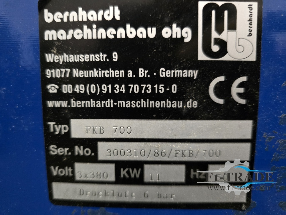 Locīšanas mašīna Bernhardt FKB 700: foto 6