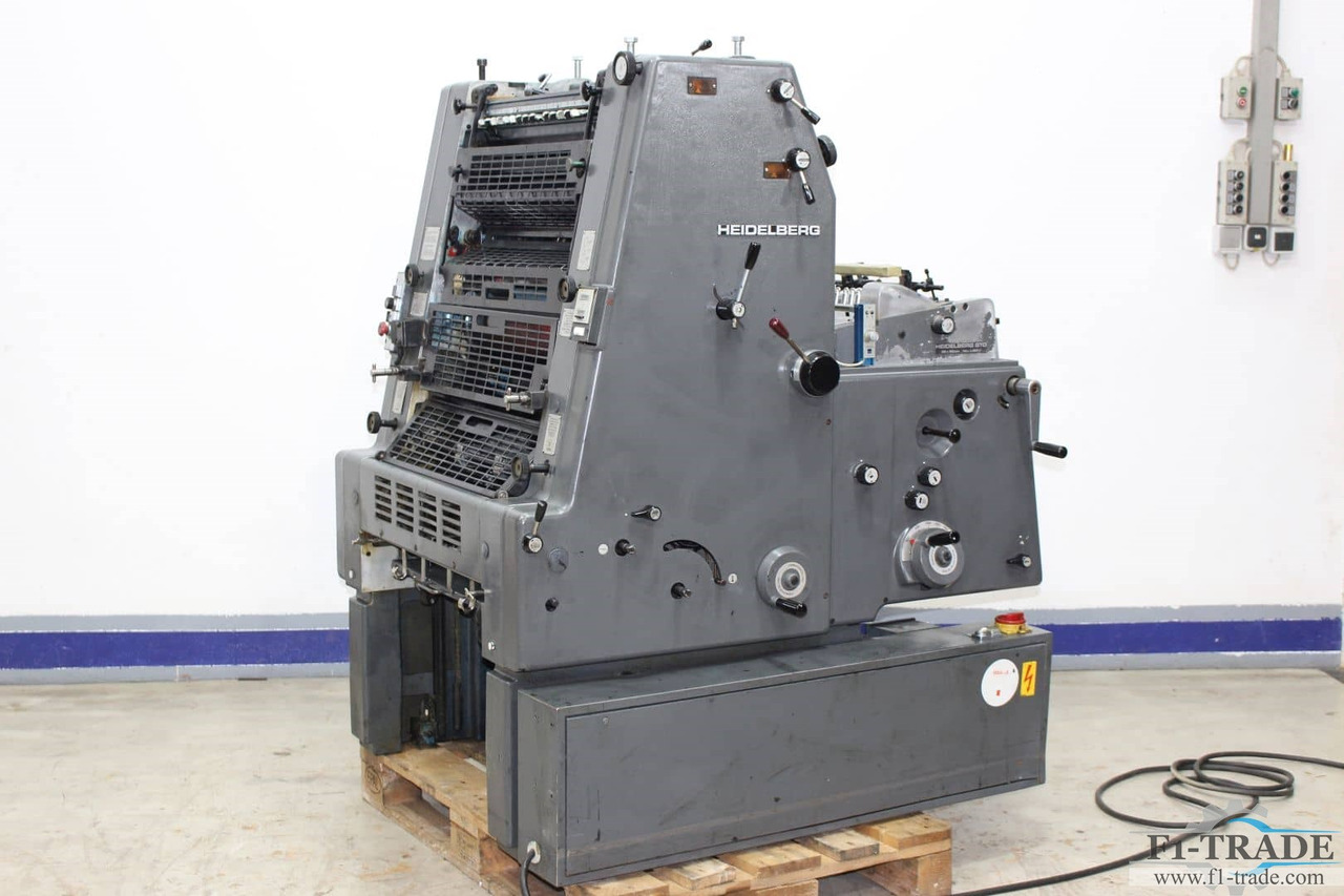 Heidelberg GTO52+ N+P - Ofseta iespiedmašīna: foto 1 Heidelberg GTO52+ N+P - Ofseta iespiedmašīna: foto 1