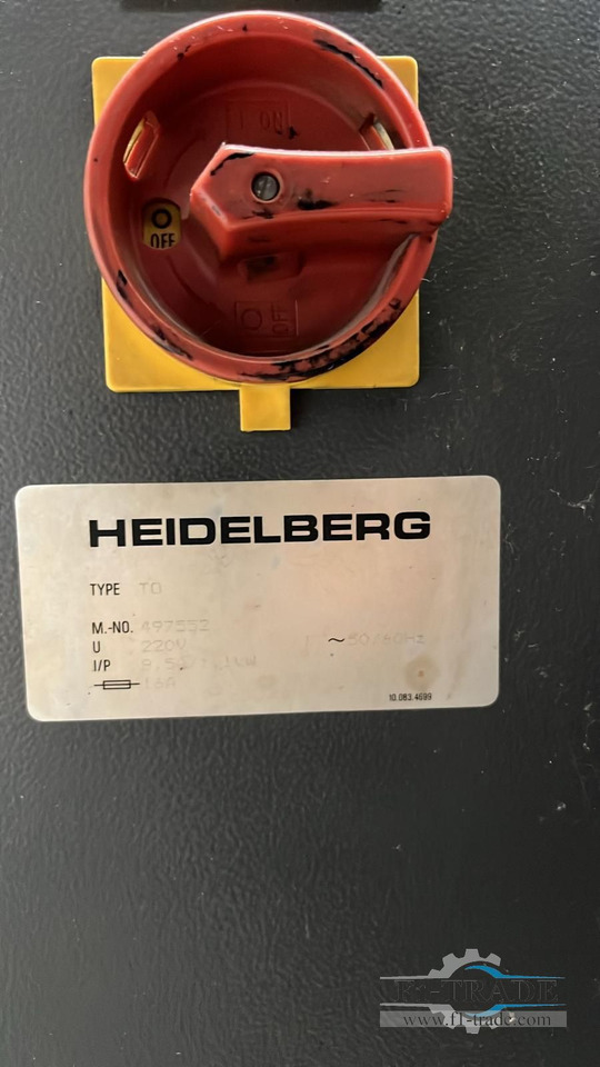 Heidelberg TOK (22Mio.) - Ofseta iespiedmašīna: foto 5 Heidelberg TOK (22Mio.) - Ofseta iespiedmašīna: foto 5