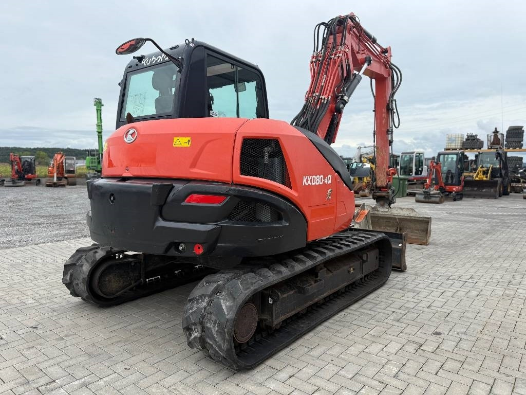 Kubota KX 080-4 - Mini-ekskavators: foto 5 Kubota KX 080-4 - Mini-ekskavators: foto 5
