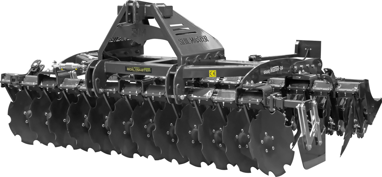 SOIL MASTER _GRAND MASTER SERIES MOUNTED TYPE MULTI DISC HARROW (RUBBER TYPE LEG) - Disku ecēša: foto 2 SOIL MASTER _GRAND MASTER SERIES MOUNTED TYPE MULTI DISC HARROW (RUBBER TYPE LEG) - Disku ecēša: foto 2