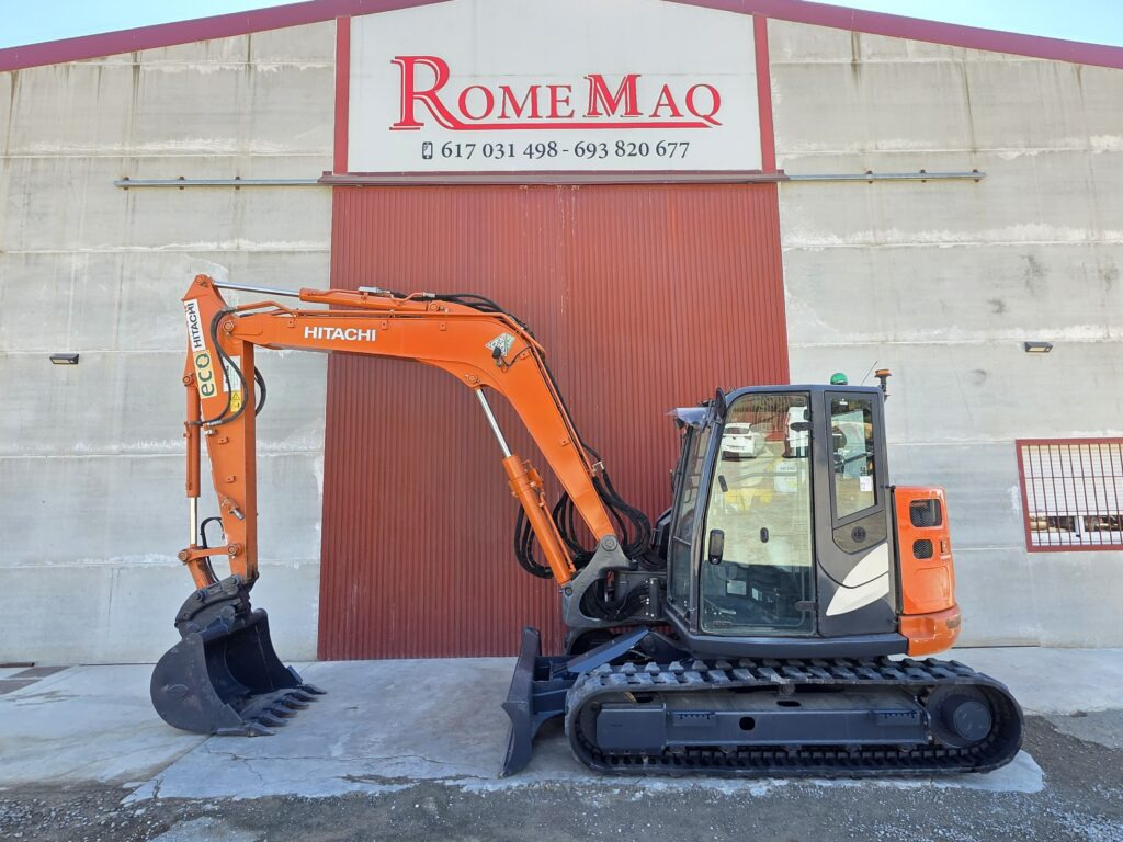 HITACHI ZX85USB-6 - Mini-ekskavators: foto 1 HITACHI ZX85USB-6 - Mini-ekskavators: foto 1