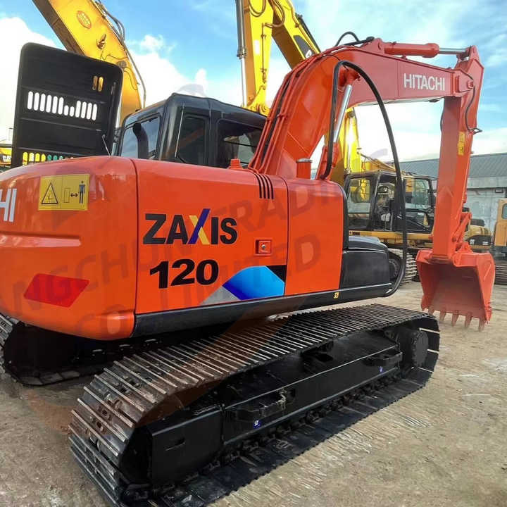 Hot sale Used Hitachi ZX120 digger medium size Excavator second hand excavator - Kāpurķēžu ekskavators: foto 1 Hot sale Used Hitachi ZX120 digger medium size Excavator second hand excavator - Kāpurķēžu ekskavators: foto 1