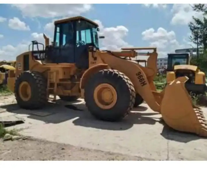 Used Construction Caterpillar 966h Wheeled Loader Cat966h Cat966 Wheel Loader in Shanghai - Riteņu iekrāvējs: foto 5 Used Construction Caterpillar 966h Wheeled Loader Cat966h Cat966 Wheel Loader in Shanghai - Riteņu iekrāvējs: foto 5
