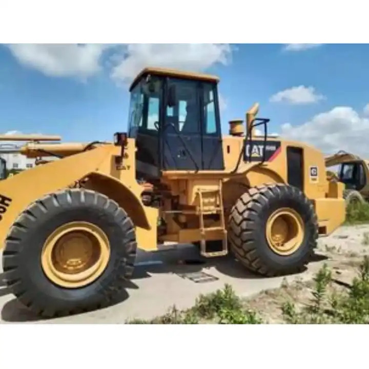 Used Construction Caterpillar 966h Wheeled Loader Cat966h Cat966 Wheel Loader in Shanghai - Riteņu iekrāvējs: foto 3 Used Construction Caterpillar 966h Wheeled Loader Cat966h Cat966 Wheel Loader in Shanghai - Riteņu iekrāvējs: foto 3
