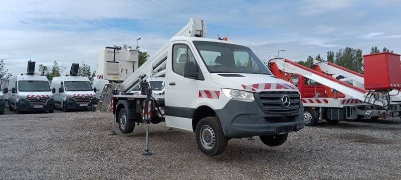 Mercedes-Benz Sprinter Ruthmann Ecoline 180 - 18m - 250 kg - Autopacēlājs: foto 1 Mercedes-Benz Sprinter Ruthmann Ecoline 180 - 18m - 250 kg - Autopacēlājs: foto 1