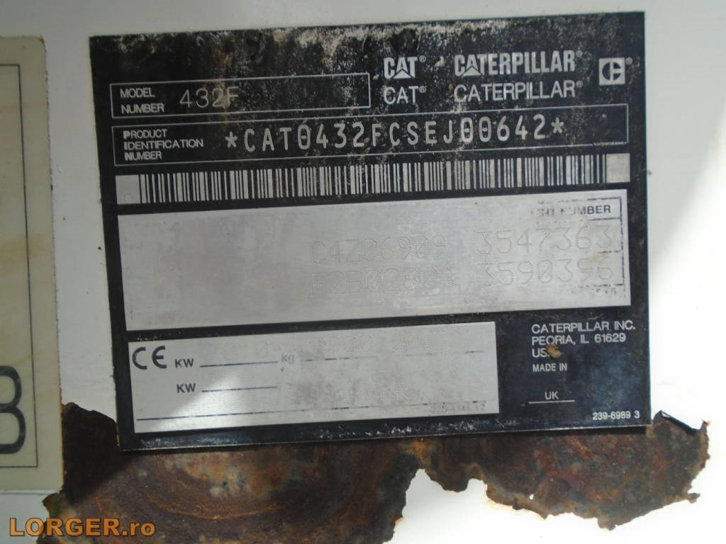Ekskavators-iekrāvējs CAT 432 F: foto 12